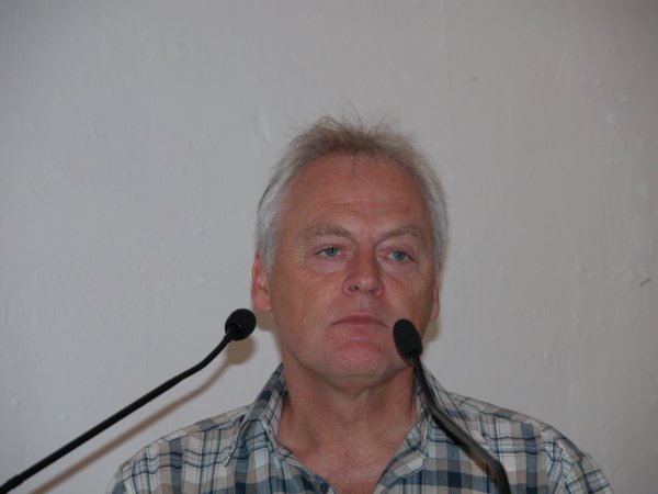 Halvard Sivertsen at the 2008 Hydra Rebetiko Conference.